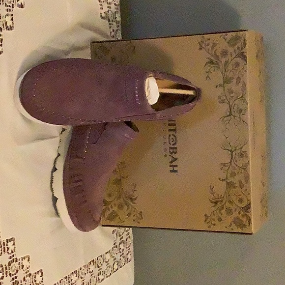 Manitobah moccasin boots size 8.5 dusty orchid - Picture 1 of 5